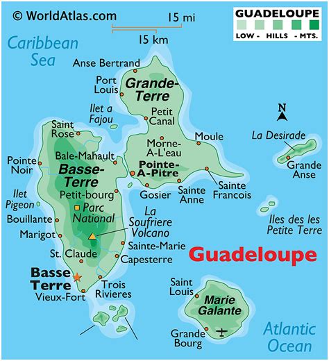 Guadalupe Map .